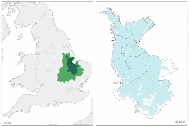 two maps of the Fens